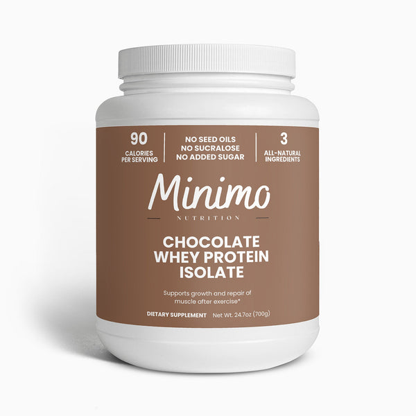 Chocolate Whey Isolate Protein Powder 1.54 lbs Fitness Supplement