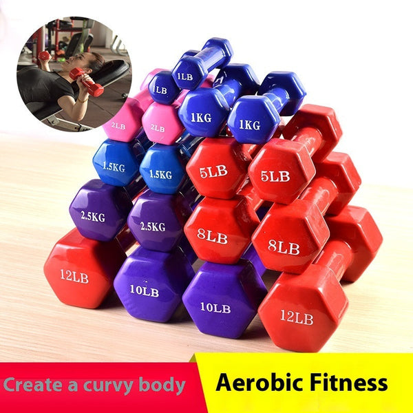 Hexagonal Dumbbell Home Fitness Arm Slimming Strength Training Equipment