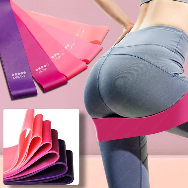 Resistance Bands Elastic Booty Workout Fitness Gym Yoga Set