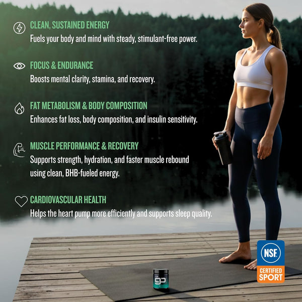 Ketone Supplement Exogenous Ketones Energy Focus Support Formula