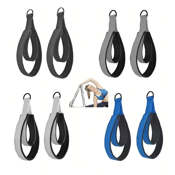 Double Ring Yoga Pilates Ankle Wrist Strap Exercise Accessory